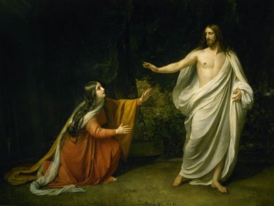 Christus erscheint Maria Magdalena nach der Auferstehung von Alexander Andreyevich Ivanov